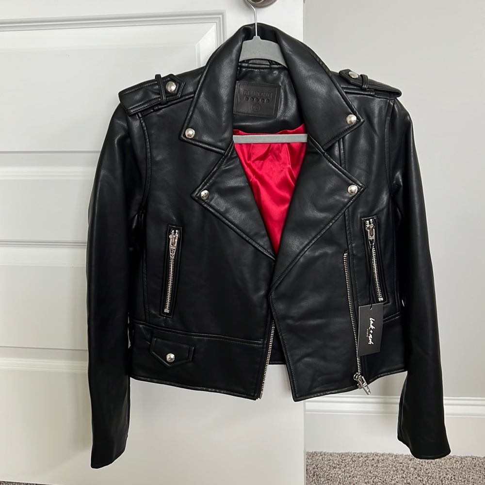 BLANKNYC Vegan Moto Jacket Brand New